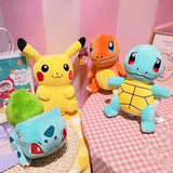 Official Pokemon Plush Set – Pikachu, Charmander & Squirtle Stuffed Toys for Kids