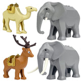 Medieval Knight & Animal Building Block Set - Compatible with Major Brands