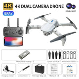 E88 Mini Foldable Drone with 4K Camera – WiFi FPV RC Quadcopter for Kids & Beginners