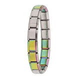 Stainless Steel Hologram Bracelet – Stylish & Durable Unisex Link Chain Jewelry