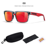 KDEAM Polarized Sunglasses – Trendy UV400 Square Frame Eyewear for Men & Women