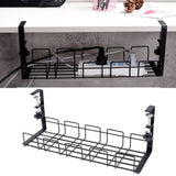 Under Desk Cable Organizer – Heavy-Duty Wire Management Rack for Clutter-Free Workspace