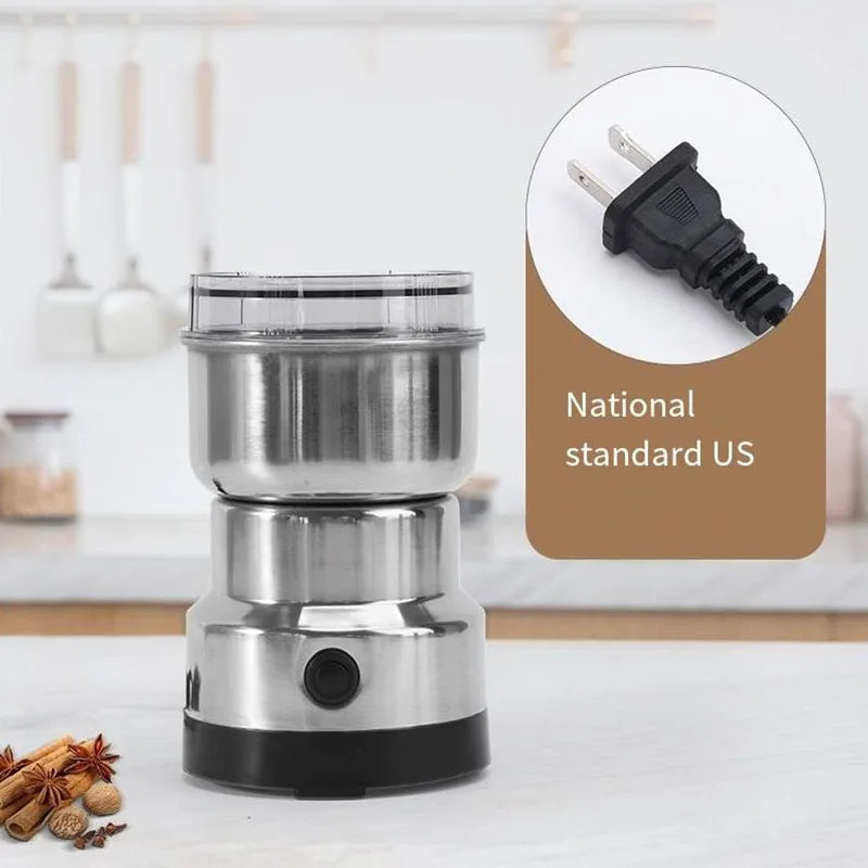 Mini molinillo eléctrico de 300 ml: molinillo de café, especias y granos con 4 cuchillas