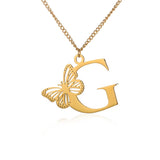 Elegant 18K Gold Butterfly Pendant Necklace – Trendy & Stylish Jewelry for Women