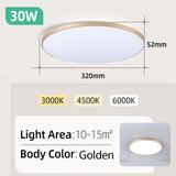 Panel de lámpara de techo LED: accesorio de decoración moderna para el hogar, el dormitorio, el baño y la sala de estar