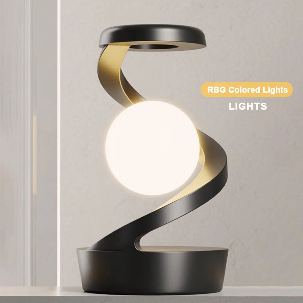 Magnetic Levitating Moon Lamp - Floating LED Night Light with Touch Control