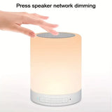 Wireless Bluetooth LED Speaker Lamp – Touch Control Night Light with Colorful Dimming & Built-In Stereo Sound for Home & Bedroom