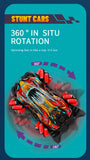 WLtoys F1 Drift RC Car: coche acrobático con control por gestos, tracción en las 4 ruedas, luces LED y efecto de rociado