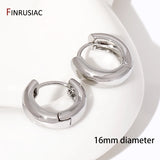 Trendy Gold Plated Hoop Earrings for Women – Classic Round Circle Design