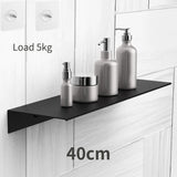 Estantería de pared moderna para baño: estantería de esquina de 30 a 50 cm para cocina y baño