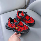Spiderman LED Light-Up Sneakers for Boys - Kids' Casual Sports Shoes
