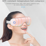 Bluetooth Eye Massager with Heat & Vibration – 5 Mode Therapy for Eye Strain & Sleep Improvement