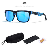 KDEAM Polarized Sunglasses – Trendy UV400 Square Frame Eyewear for Men & Women