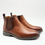 Men's Chelsea Boots – Premium Leather Slip-On Dress Shoes for Business & Casual Wear