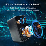 200W Waterproof Outdoor Speakers - 3.5" All-Weather Wall Mount Stereo Pair for Patio & Marine Use