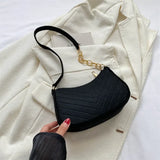 2023 Autumn Trend Lightweight Crocodile Felt Small Square Shoulder Bag for Women