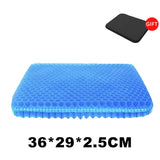 Breathable Gel Car Seat Cushion – Cooling Honeycomb Pad for Office, Home, and Wheelchair