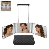 360° Self Haircut Mirror with LED Lights – Adjustable Brightness for Perfect DIY Haircuts & Makeup