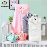 Toalla de baño con capucha para bebé suave y acogedora: manta cálida para recién nacidos y niños pequeños