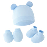 Adorable Newborn Baby Hat, Gloves & Socks Set – Perfect Gift for Infants & Photography Props