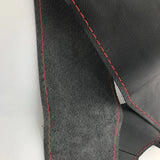 Funda para volante de cuero de microfibra suave de primera calidad: duradera y elegante, ajuste universal