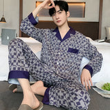 Men’s Silk Satin Pajama Set – Lightweight Luxury Sleepwear with Turn-Down Collar