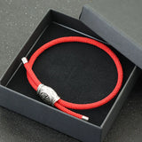 Men's Viking Rope Bracelet - Adjustable Handmade Stainless Steel Jewelry for Men