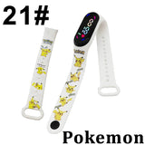 Pokémon Pikachu & Gengar Digital Watch - Cute Anime LED Watch for Kids