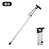Adjustable Aluminum Hiking Walking Stick with Telescopic Folding Design