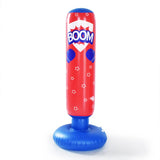 Kids Free Standing Punching Bag - Inflatable Tumbler Boxing Bag for Stress Relief