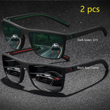 Vintage Check Pattern Polarized Sunglasses – Stylish UV400 Eyewear for Men & Women