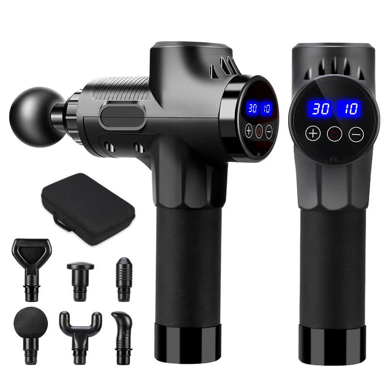 Portable Full-Body Electric Massage Gun – Deep Tissue Muscle Relief Massager with Adjustable Speeds