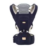 Portabebés ergonómico: algodón suave y poliéster, múltiples posiciones de transporte, soporta hasta 20 kg