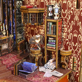 DIY Wooden Miniature Dollhouse Kit with Furniture – Handmade Assembly Model for Teens & Adults