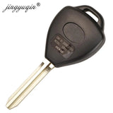 Durable 2/3/4-Button Toyota Key Fob Shell Replacement with Uncut Blade