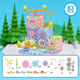 Electric Gear Building Block Set – Interactive 3D Puzzle Toy for Kids Ages 3-12