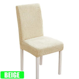 Elastic Jacquard Dining Chair Cover – Soft, Stretchable, and Wrinkle-Resistant Protector