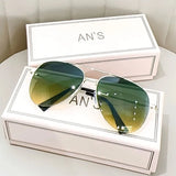 Classic Aviator Sunglasses – Metal Frame UV Protection Shades for Men