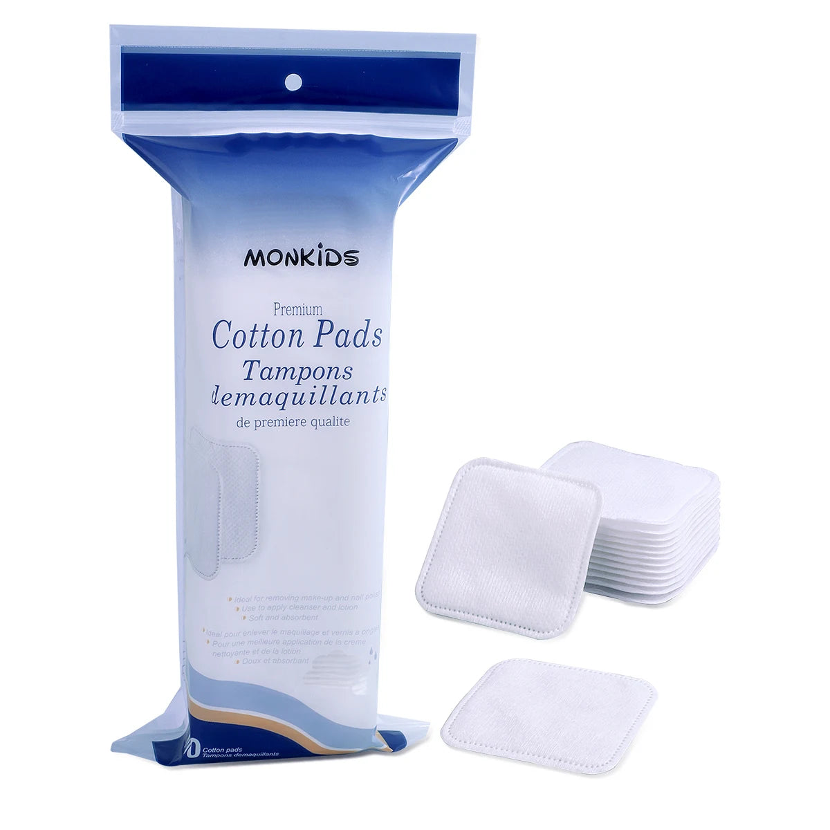 100-Pack Reusable Makeup Remover Pads – Soft, Breathable & Eco-Friendly Cotton Rounds