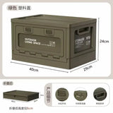 Portable Folding Camping Storage Box with Bench and Chopping Board
