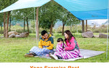 Waterproof Foldable Camping Mat with Built-In Pump & Insulated Foam Layer