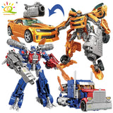 Transforming Robot Action Figure – Dual Mode Car & Robot Toy for Collectors & Kids