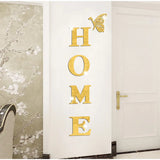 3D Acrylic DIY Mirror Wall Sticker – Stylish Home Décor with Inspirational Lettering
