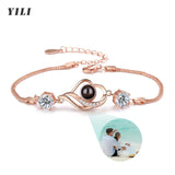 Personalized Photo Projection Bracelet – Custom Picture Jewelry Gift for Loved Ones