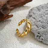 Trendy Stainless Steel Geometric Ring – Fashionable Statement Jewelry for Women