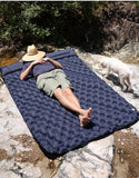Inflatable Waterproof Camping Mattress with Built-In Pump