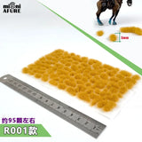 Miniature Static Grass Tufts - Realistic Scenery for Model Railways & Dioramas