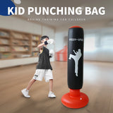 Inflatable Punching Bag for Adults & Kids - 160cm PVC Kickboxing Training Bag
