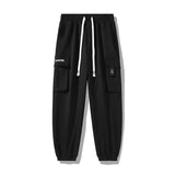 Men’s Lightweight Safari Cargo Pants – Elastic Waist Casual Trousers with Pockets