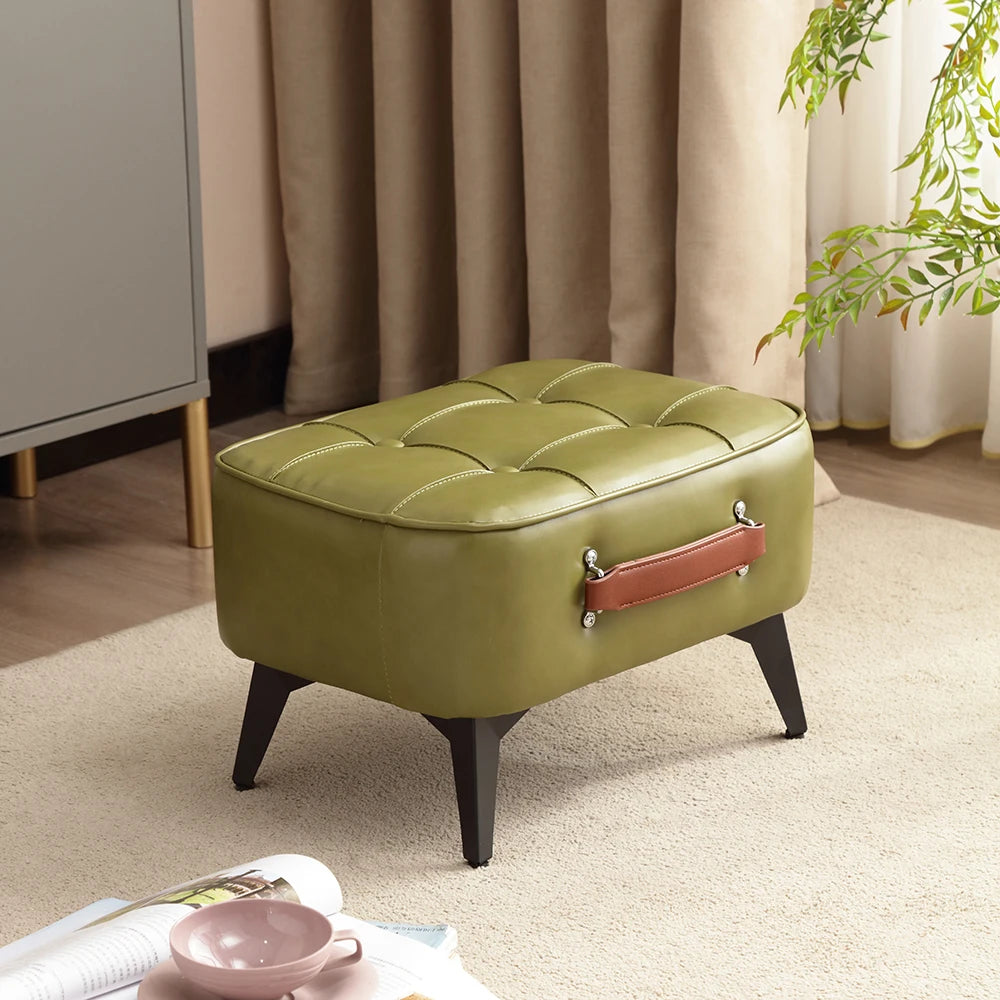 Reposapiés tapizado pequeño: diseño elegante y funcional